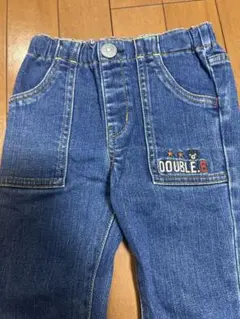 ミキハウス　DOUBLE.B デニム　ストレートパンツ