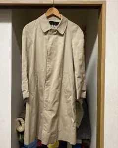 Aquascutum ステンカラーコート 英国製 ネイビー ライナー付き - メルカリ