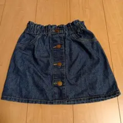 デニムスカート　120サイズのサムネイル