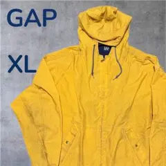 GAP XL イエロー フード付きジャケット 90s