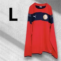 【希少】PUMA 茨城東高校 サッカー部 実使用 ピステ 上 Lサイズ プーマ