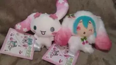 初音ミク シナモロール マスコット 桜 2点セット