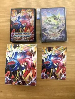 ポケカ　スリーブ　メガレックウザ　イベルタル&ゼルネアス　デッキケース