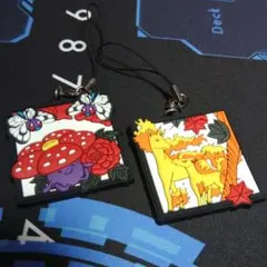 ポケットモンスター　ポケモン花札　ラバーストラップコレクション　11個セット ポケットモンスター ポケモン花札 ラバーストラップコレクション