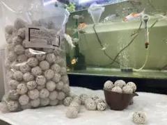 ろ材 水質改善フィルター高品質納豆菌入り多孔質角棒ろ材15本新品未
