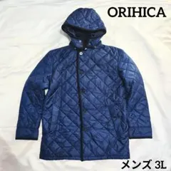 ORIHICA オリヒカ GARAGE キルティングジャケット ネイビー 3L