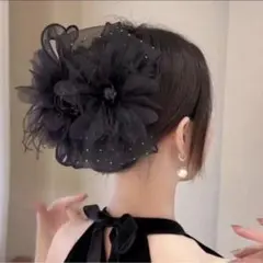 ヘアクリップ ヘアアクセサリー レディース フェザー クリップ バレッタ