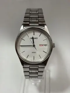 SEIKO SPIRIT 7n48-7a00 クォーツ 腕時計 シルバー文字盤