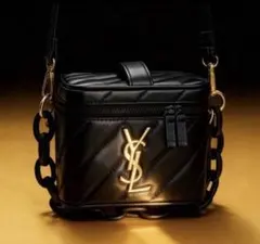 YSL ブラック ショルダーバッグ