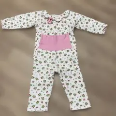 花柄 ベビーパジャマ 90サイズ 上下セット