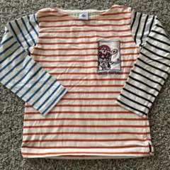 PETIT BATEAU ストライプ 長袖カットソー 116cm