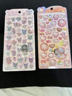 SALE中❗️うるちゅるPOPシール正規品2枚組　クロミ、キティー