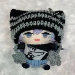 にじぱぺっと ぬい服 猫耳ニット帽 10cm ミントグリーン