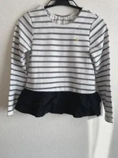 kate spade ストライプ柄長袖カットソー サイズ130