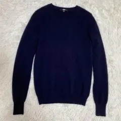 ユニクロ カシミア100% ニット セーター クルーネック M レディース