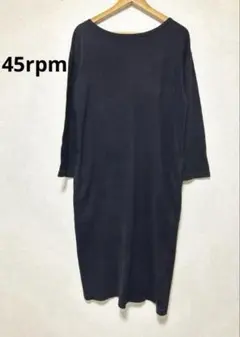 45rpm umii908 綿100%チュニックワンピース七分袖 - メルカリ