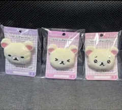 リラックマ　ぬいぐるみバッジ コリラックマ 3種セット