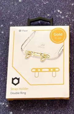 iFace Hang and ストラップホルダー ダブルリング　ハミィ