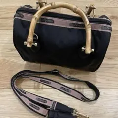 《美品》レスポートサック BAMBOO BOSTON2 バッグ ストラップセット