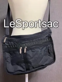 LeSportsac レスポートサック　黒　ブラック　ショルダーバッグのサムネイル