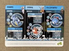 カメックス かちぬきバトルカード ポケモンバトルカードe+　レッド＆グリーン