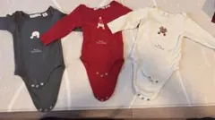 ZARA クリスマスロンパース3点セット
