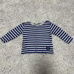 petit main ストライプ長袖Tシャツ 80