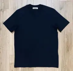 JILSANDER ジルサンダー VネックTシャツ ネイビー