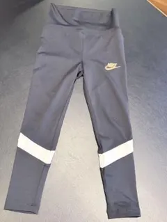 NIKEブラック　スパッツ S (110-116cm)