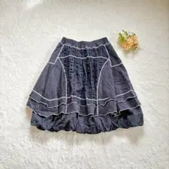 EIKO KONDO エイココンドウ ストライプ ティアード スカートのサムネイル