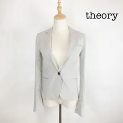 theory セオリー レディース ジャケット ストライプ柄 O M相当