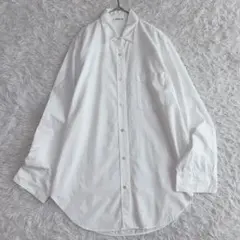 極美品 エブリデイアイライク Big Wash 長袖シャツ ブラウス 白のサムネイル