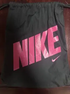 NIKE ナップザック　ブラック/ピンク　y2k ノームコア