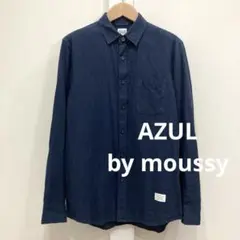 AZUL by moussy アズールマイマウジー リネン シャツ メンズ