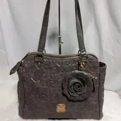 美品✨アナスイ　ハンドバッグ　蝶のキルティング