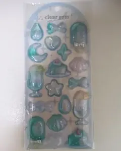 クリアジェムステッカー ミント