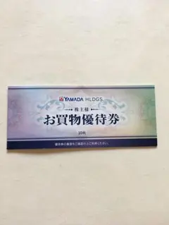 ヤマダ電機　株主優待券5000円分