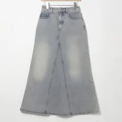Heather Denim マーメイドロングスカート ライトブルー M デニムのサムネイル