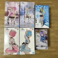 リゼロ プライズ フィギュア ラム レム アナスタシア 6個セット