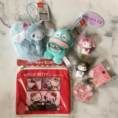 サンリオグッズセット シナモロール、ハンギョドン、マイメロ、クロミ、ハローキティ