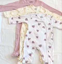 ロンパース 6-9ヶ月 3枚セット　長袖