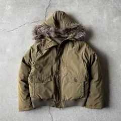 00s old gap n-2b fur down jacket archive
