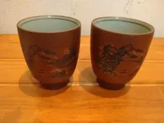 ★早い者勝ち　九谷焼　ペア　フリーカップ　湯飲み