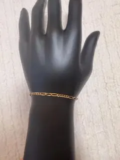 Vintage 10K ITALY フィガロ チェーン ブレスレット 約13g - メルカリ