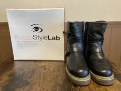 RossoStyleLab ブラックエンジニアブーツ