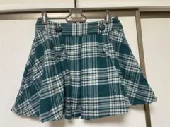 iiMK グリーンチェック柄 ミニスカートのサムネイル