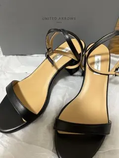UNITED ARROWS サンダル 黒 37.5のサムネイル