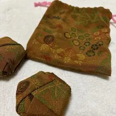 H86 元祖ねここの正絹腰紐２本組　(鬼縮緬)