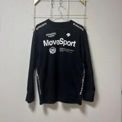 DESCENTE MoveSport 長袖Tシャツ ブラック Mのサムネイル