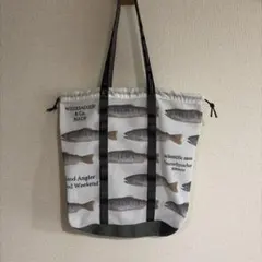WEEKENDER 魚柄 メッシュ トートバッグのサムネイル